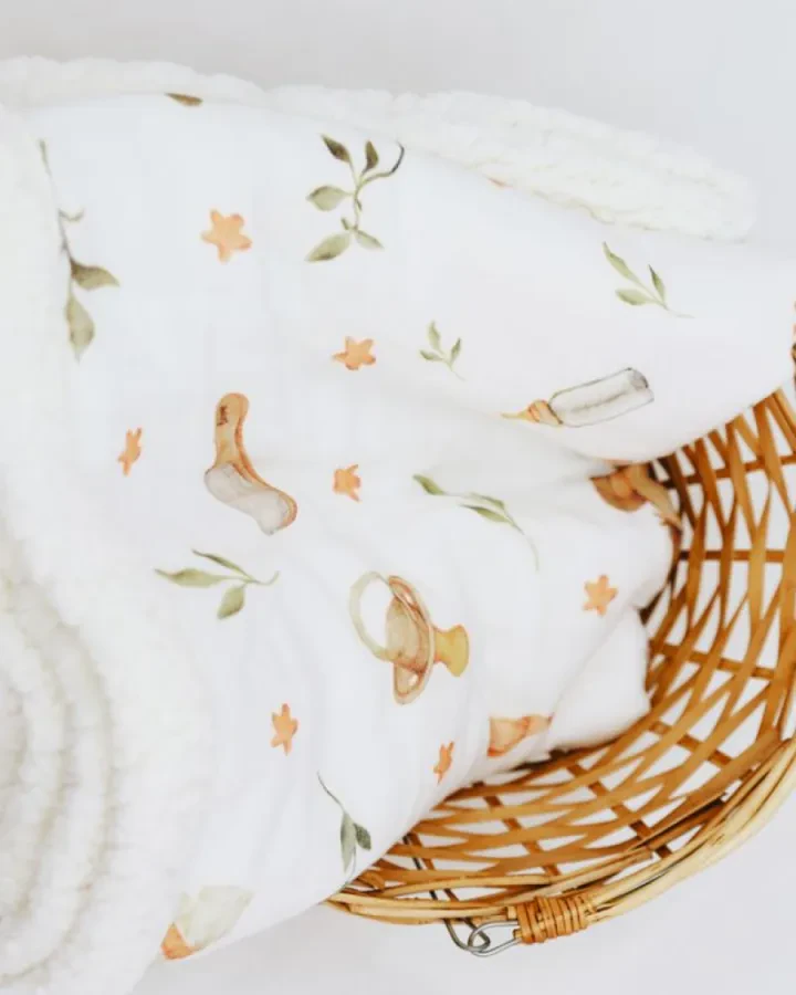Blue Cotton Blanket