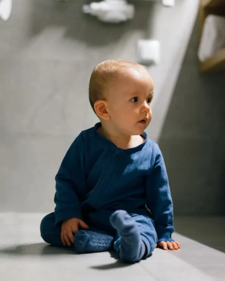 Blue Newborn Onesie